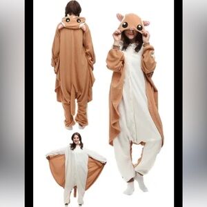 Cozy Animal Onesie in Brown and White